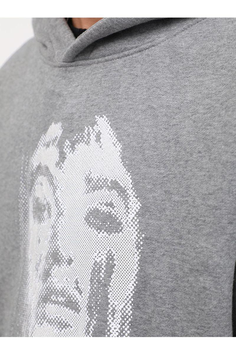 CZ Faces Printed Hoodie