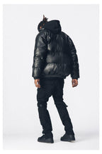 Antidote PU Leather Down Jacket
