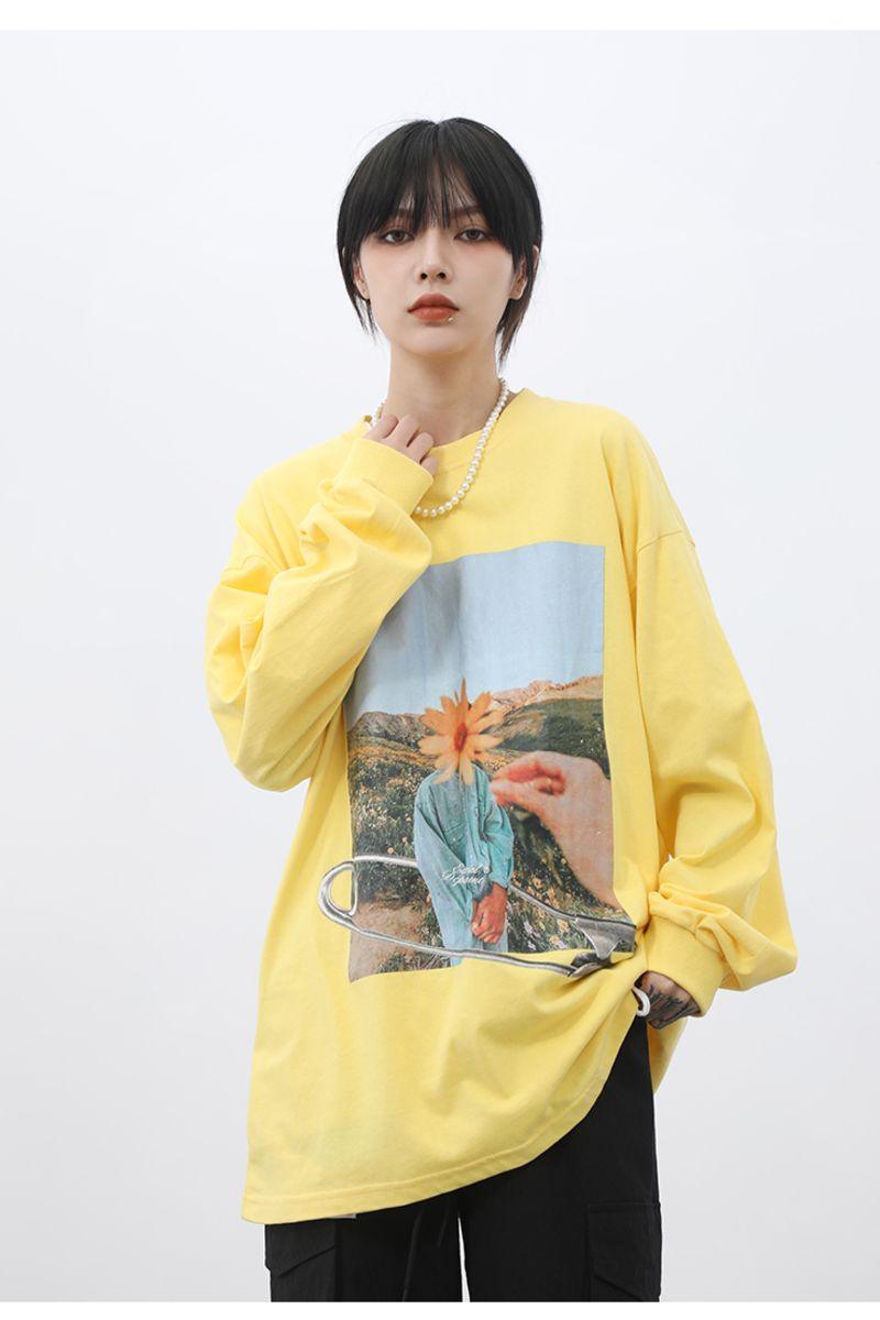 CZ ED Flower Landscape L/S Tee