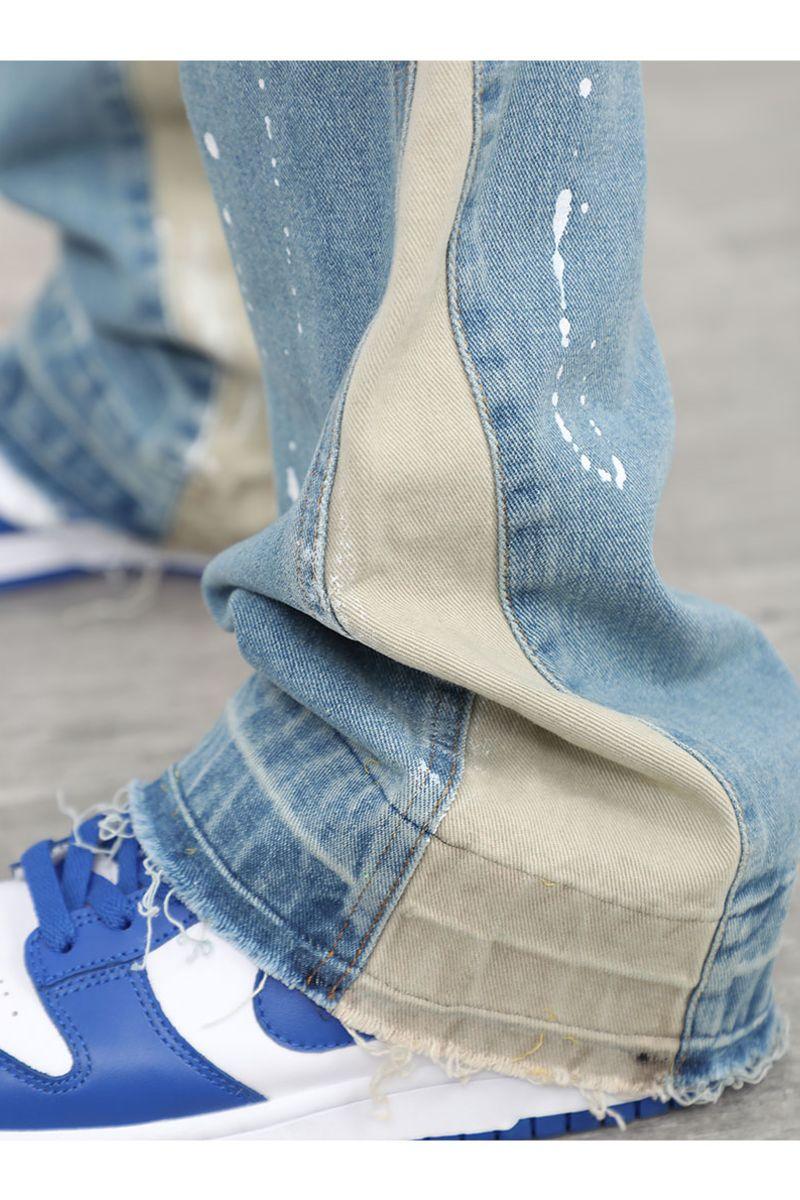 CZ Washed Ink Flared Jeans - UK Only