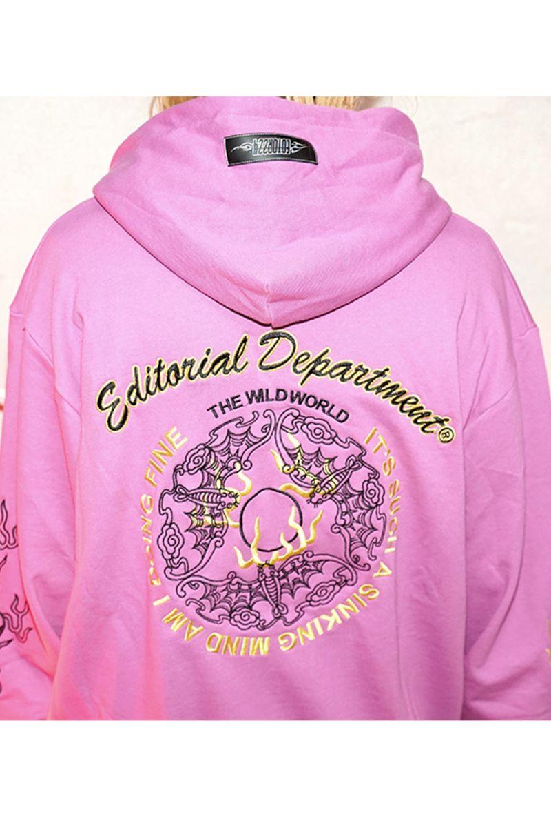 CZ ED Embroidered Hoodie
