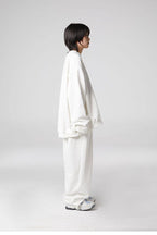 CZ White Loose Sweatpants