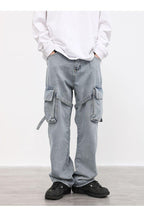 CZ Washed Straps Cargo Jeans