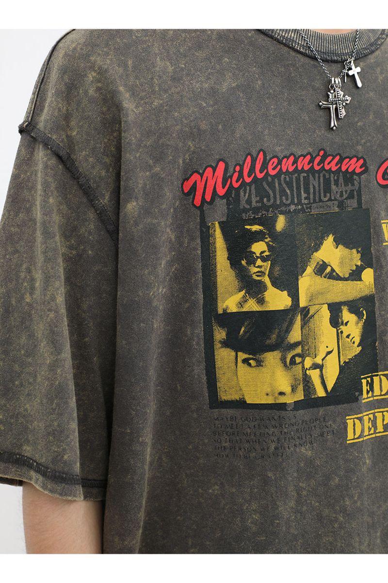 CZ ED Washed Retro Tee