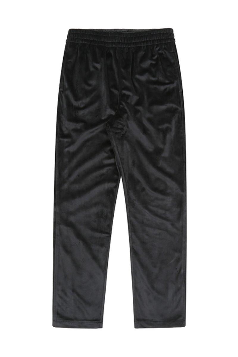 CZ Suede Buttons Straight Trousers