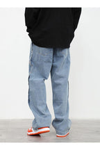 CZ Washed Button Jeans