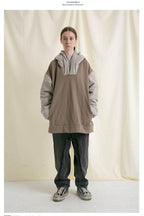 Center of Rotation Retro Stitched Hooded Jacket