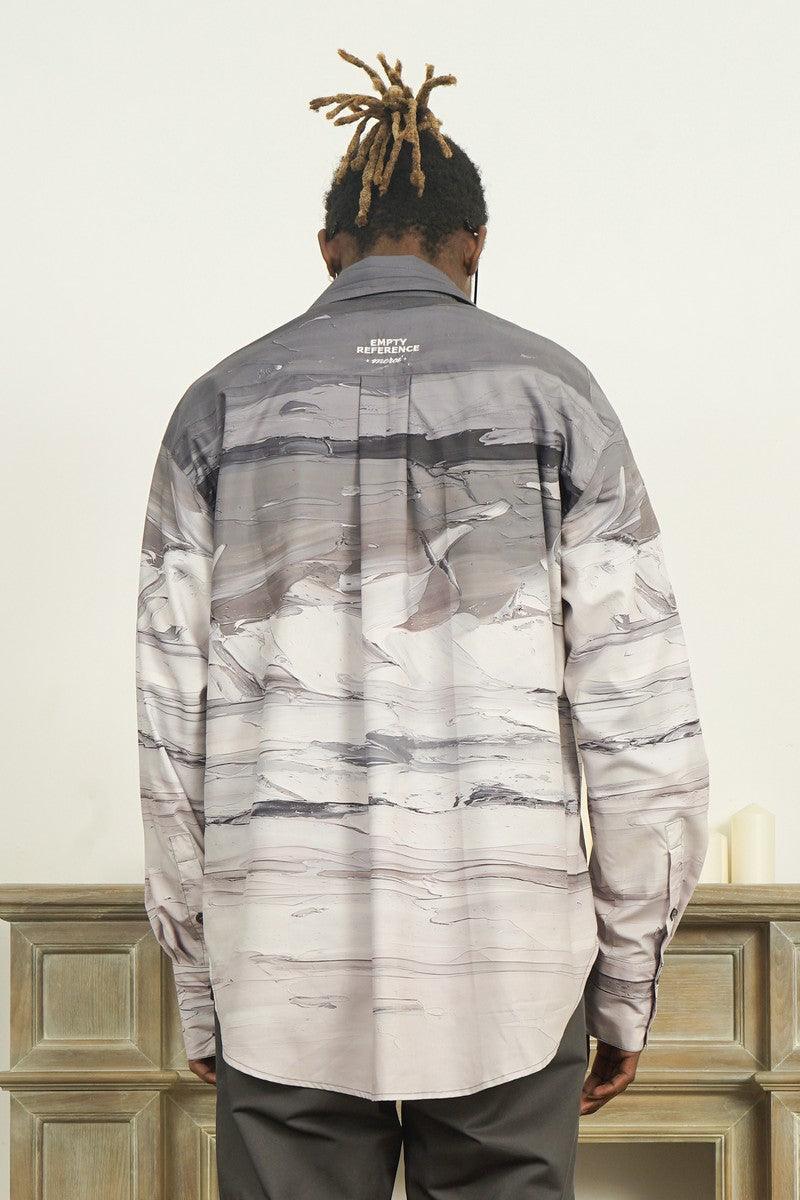 Empty Reference Beach Oil Painting Long Sleeve Shirt