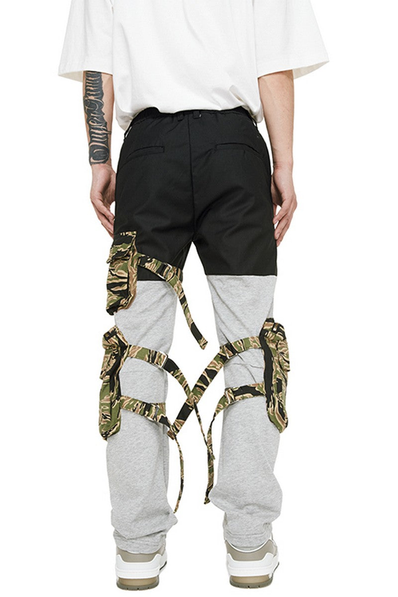 Old Order Camo Multi-Pocket Stitched Sweatpants