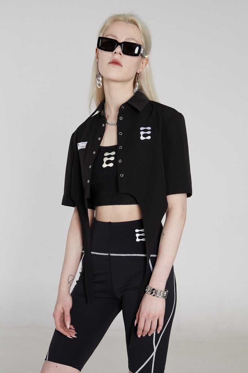 STEEPC Embroidered Cropped Top