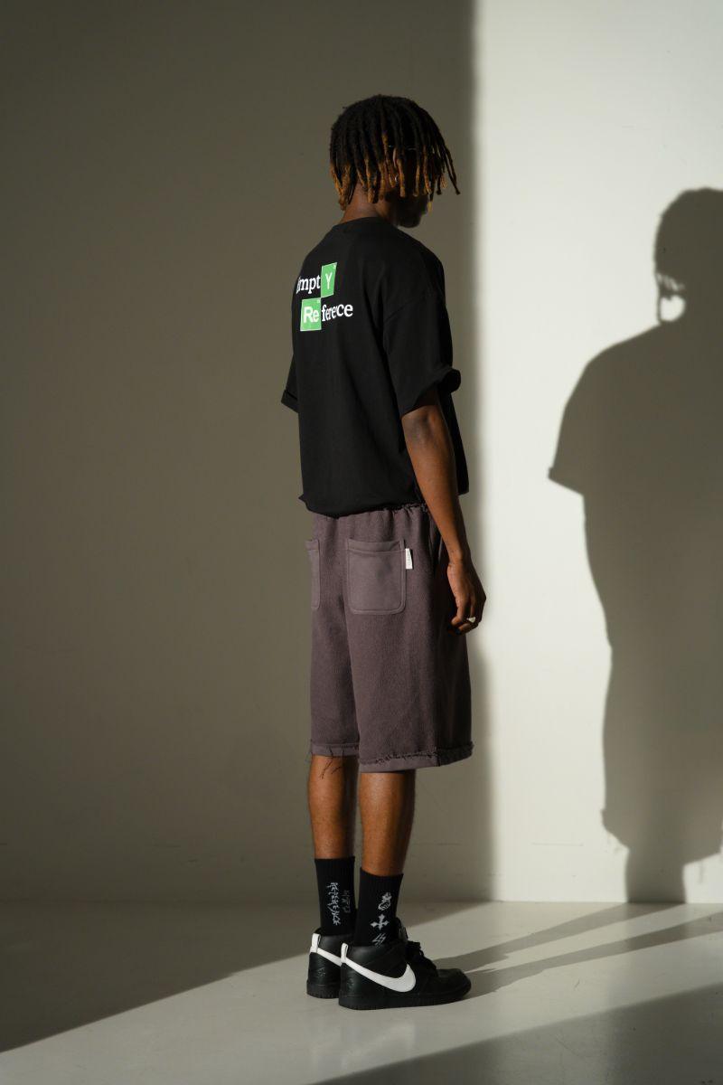 Empty Reference Raw Knitted Shorts