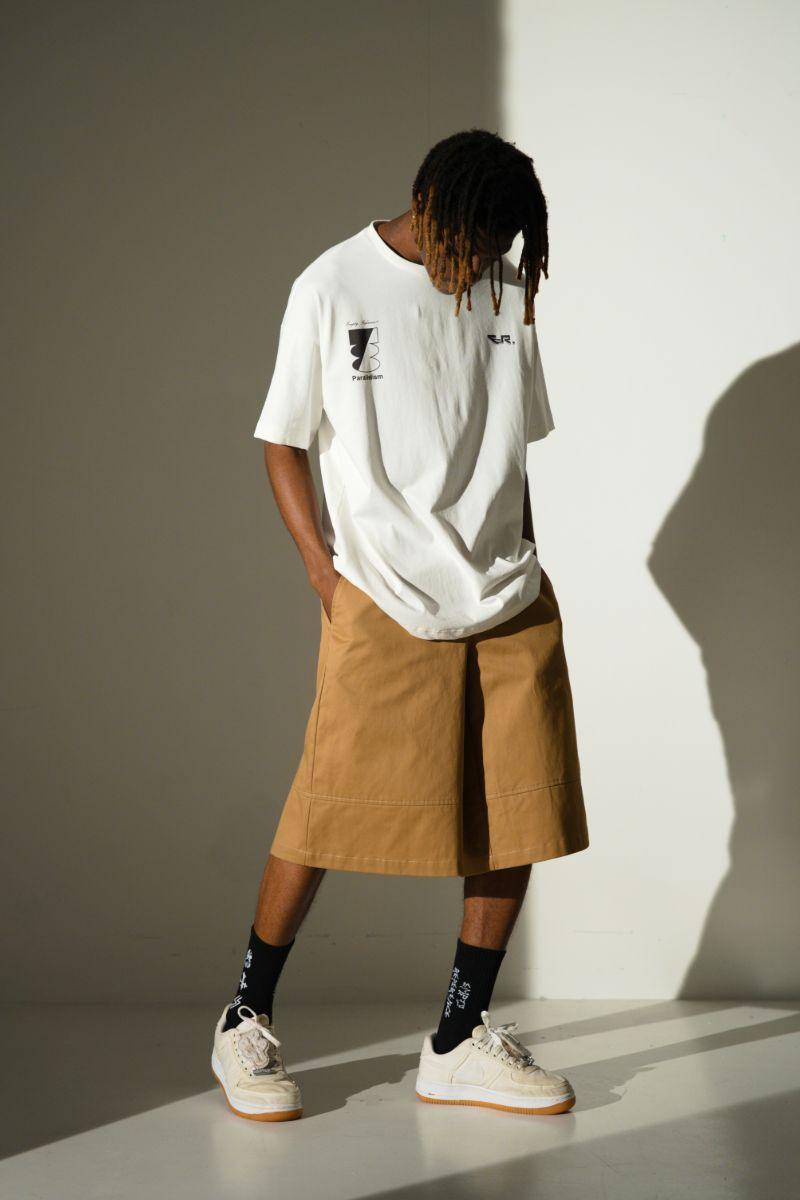 Empty Reference Coffee Loose Shorts
