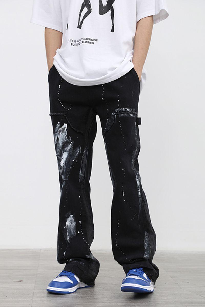 CZ Washed Ink Flared Jeans - UK Only