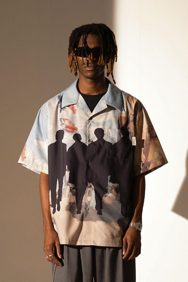 Empty Reference Silhouette Cuban Shirt