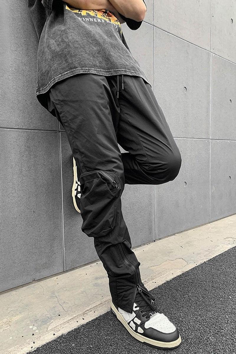 CZ Zipper Flared Pocket Trousers