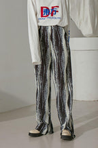 Mix7 Abstract Loose Trousers