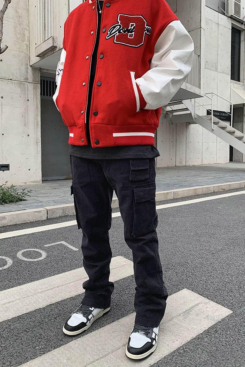 CZ Zipper Multi Pocket Flared Trousers