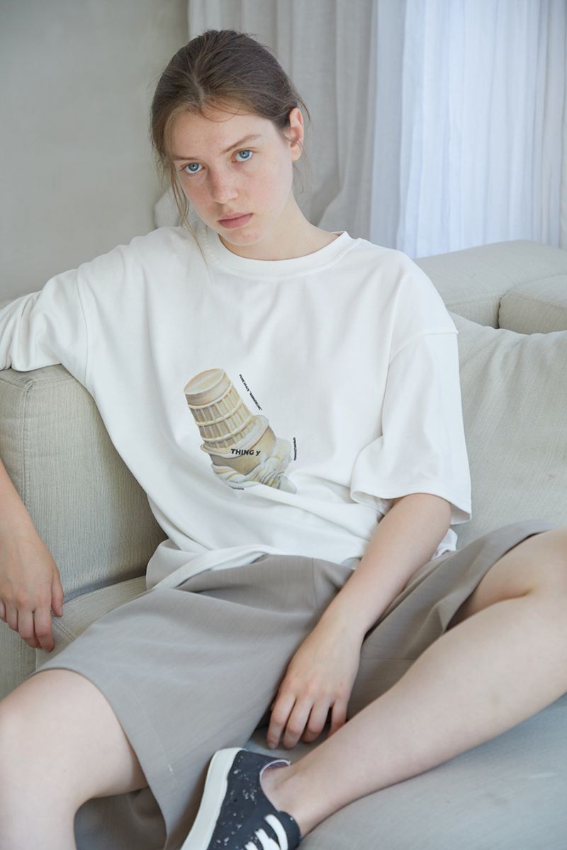 THINGY Dropped Ice Cream Logo Tee