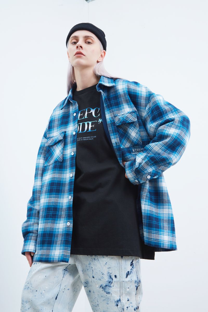 STEEPC Checkered Love L/S Shirt