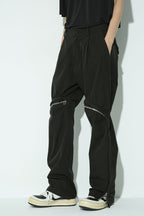 Unknown World Zipper Flared Trousers