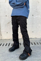 CZ Folded Adjustable Flared Trousers