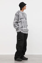 CZ Bandana Ripped Sweater - UK Only