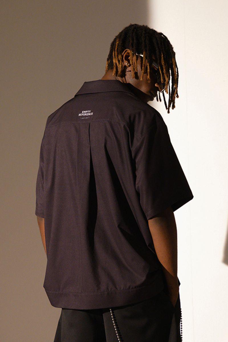 Empty Reference Black Diamond Cuban Shirt
