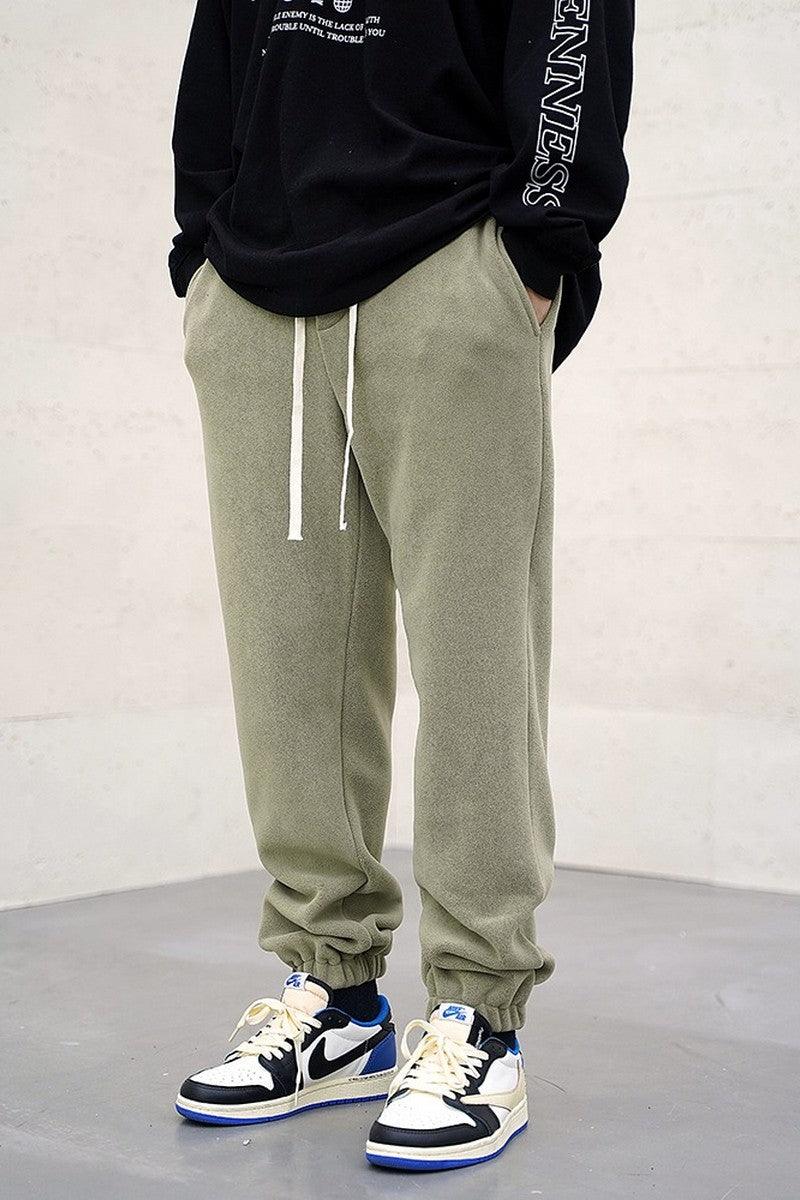 CZ Basic Drawstrings Loose Sweatpants