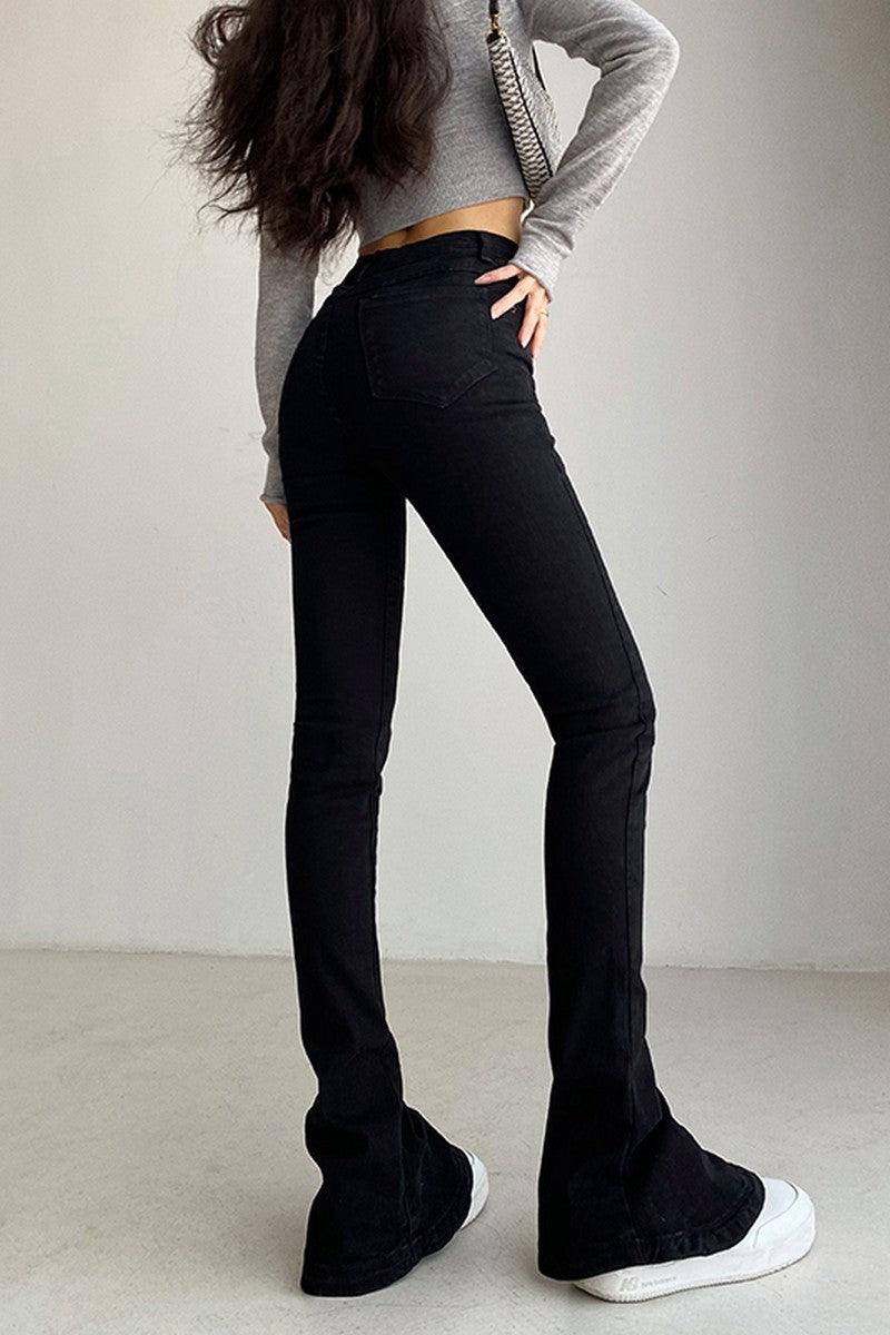 CZ Skinny Flared Jeans