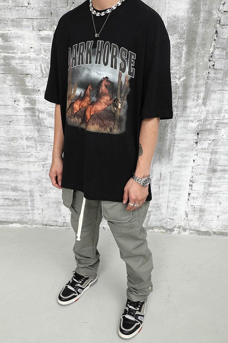 CZ Dark Horse Print Retro Tee