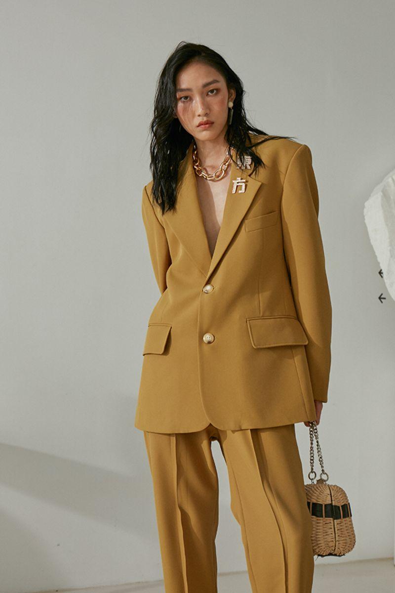 Mix7 Golden Suit Jacket - UK Only