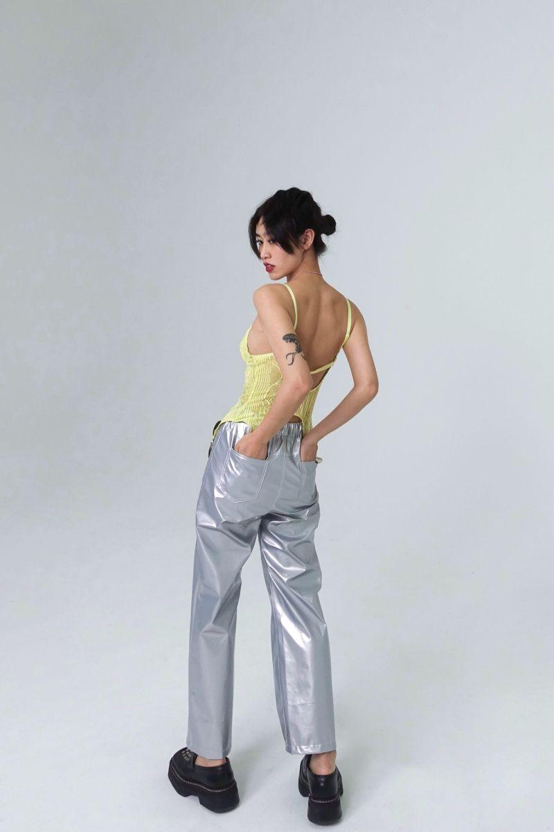 CZ Lemon Lace Vest
