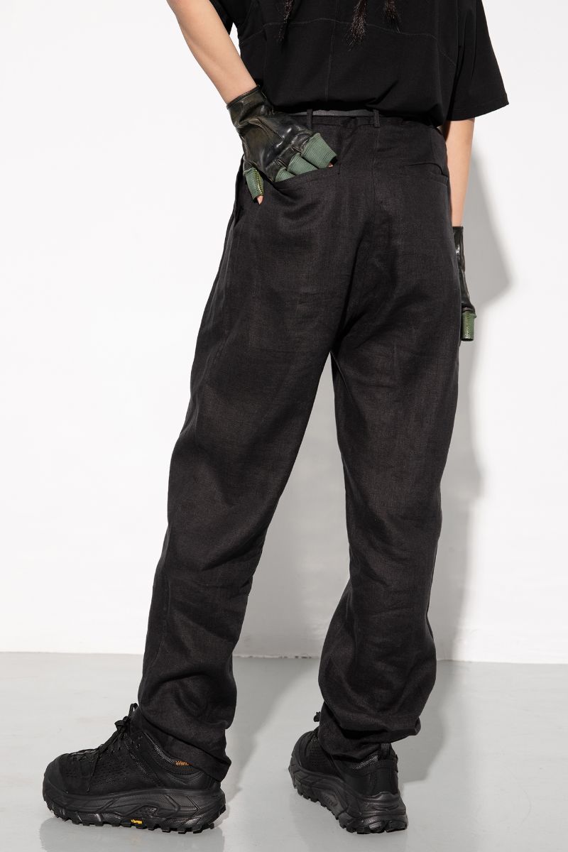 Unknown World Belt Straight Trousers