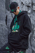 STEEPC Flower Print Hoodie