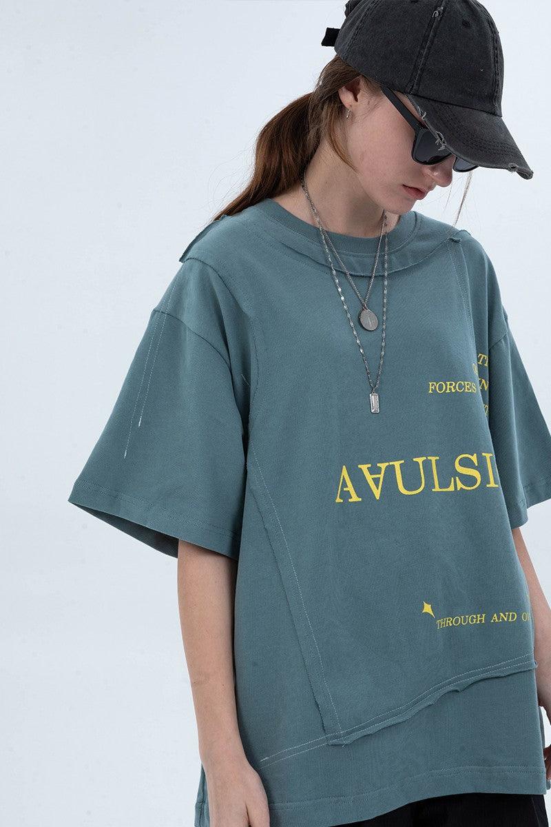 Center of Rotation Retro Irregular Tee