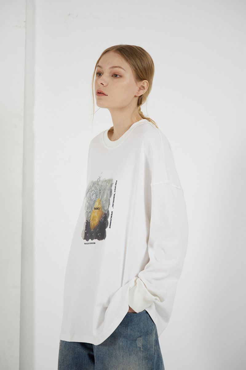 THINGY Bubble Bag Pear Sweater