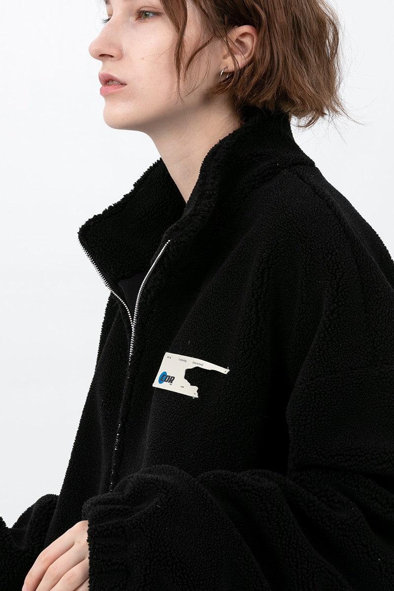 Center of Rotation Retro Velvet Logo Jacket
