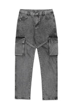 CZ Washed Straps Cargo Jeans