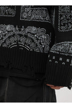 CZ Bandana Ripped Sweater - UK Only