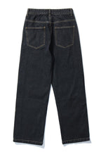 CZ Washed Button Jeans