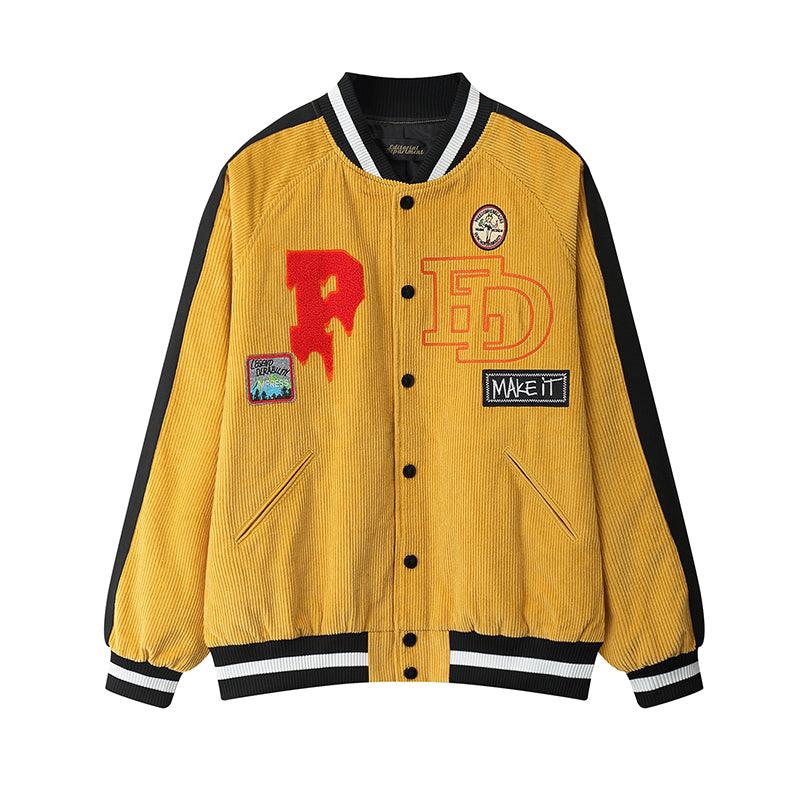CZ ED Embroidered Corduroy Jacket