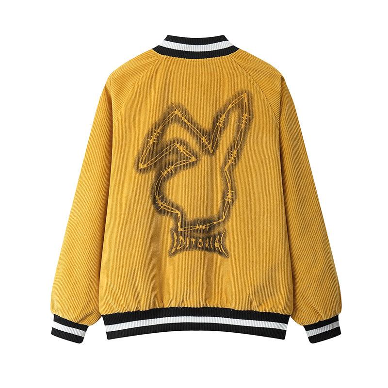 CZ ED Embroidered Corduroy Jacket
