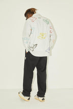Empty Reference Washed Ripped Suit Trousers