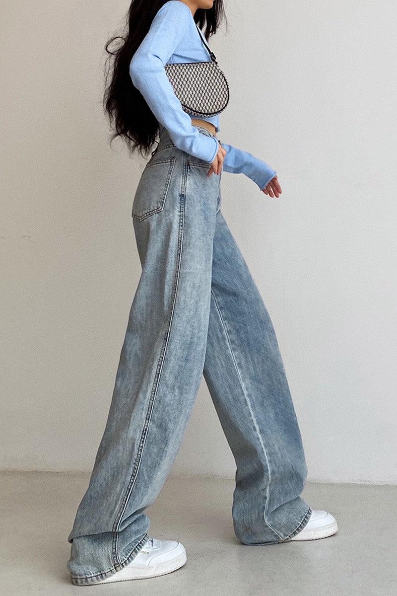 CZ Retro Washed Loose Jeans