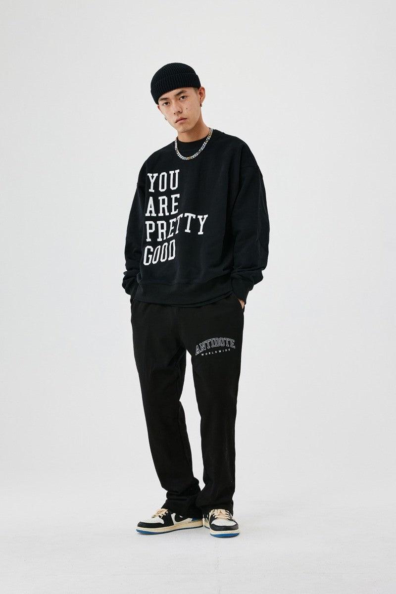 Antidote Logo Loose Straight Trousers