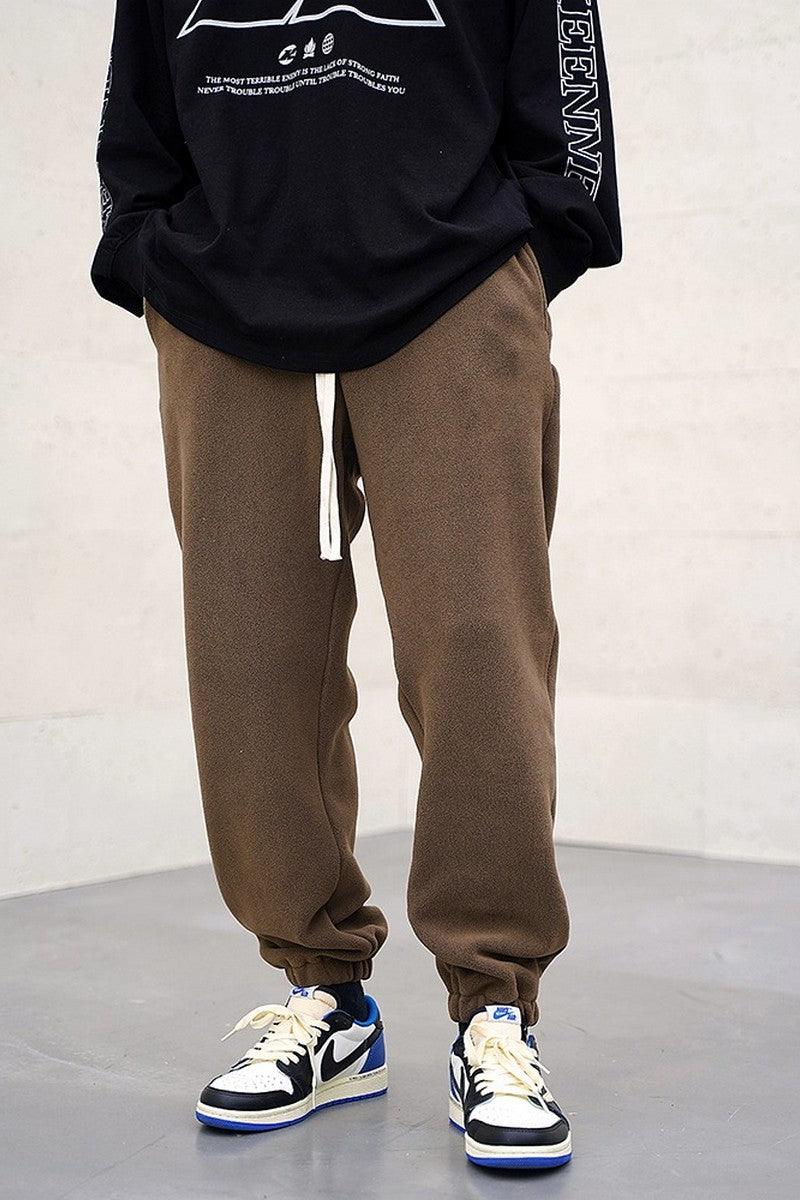 CZ Basic Drawstrings Loose Sweatpants