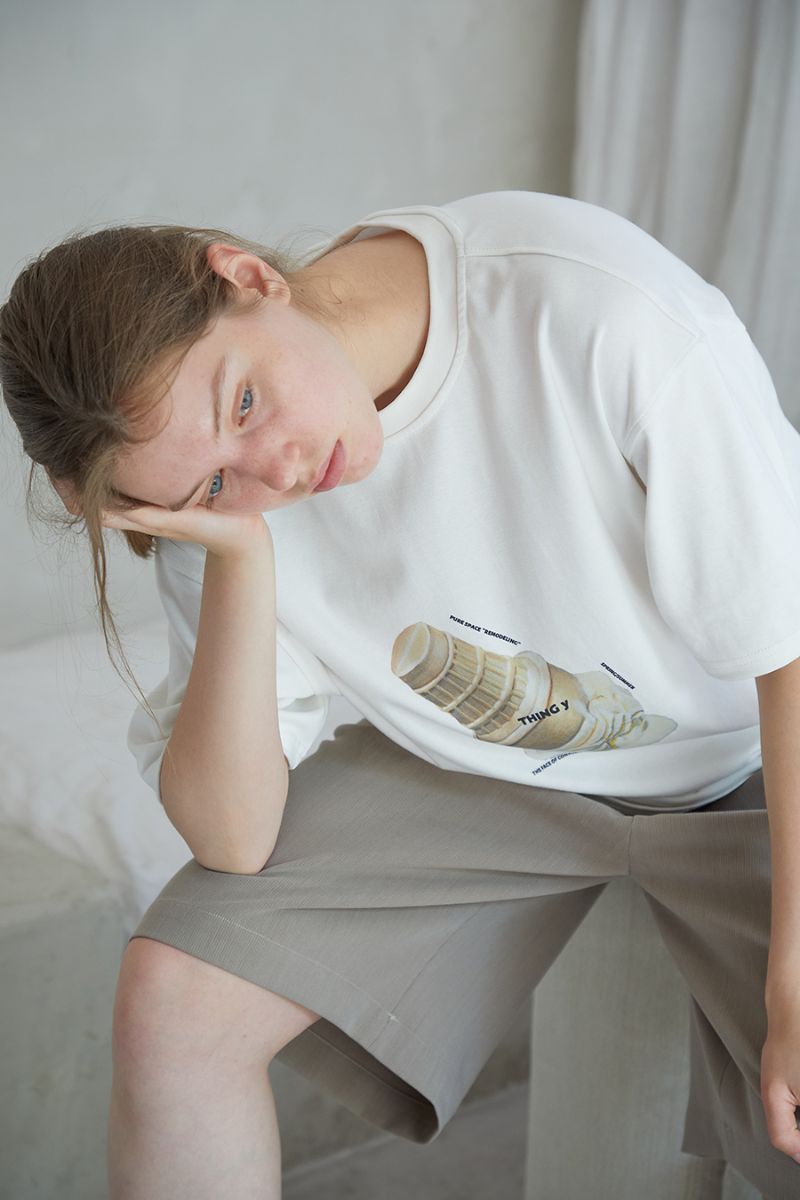 THINGY Dropped Ice Cream Logo Tee
