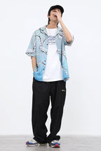 CZ Bramble Flower Cuban Shirt