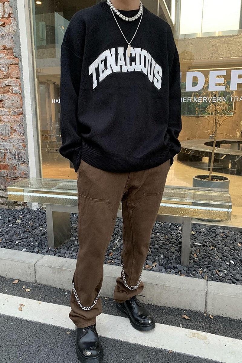 CZ Tenacious Embroidered College Sweater
