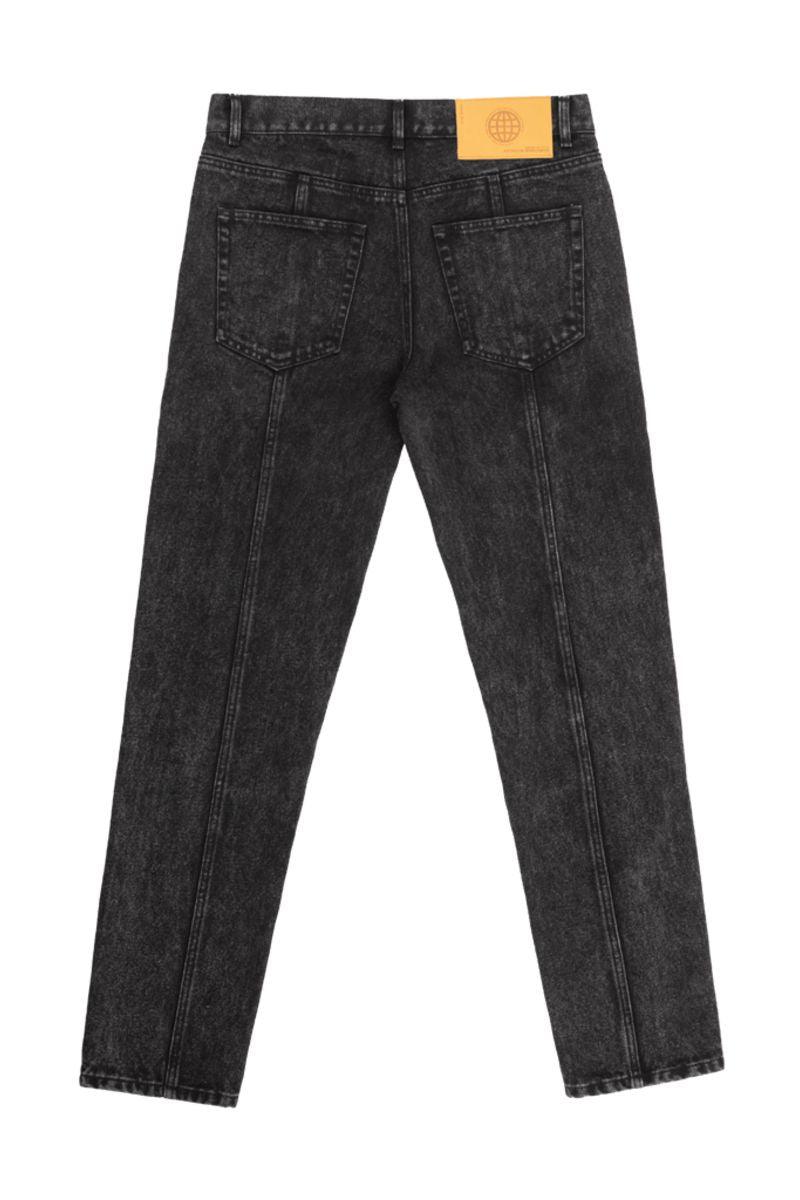 Antidote Washed Straight Black Jeans